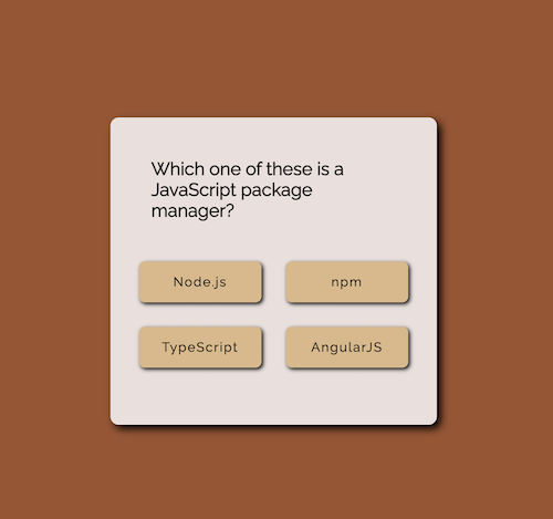 JS quiz app